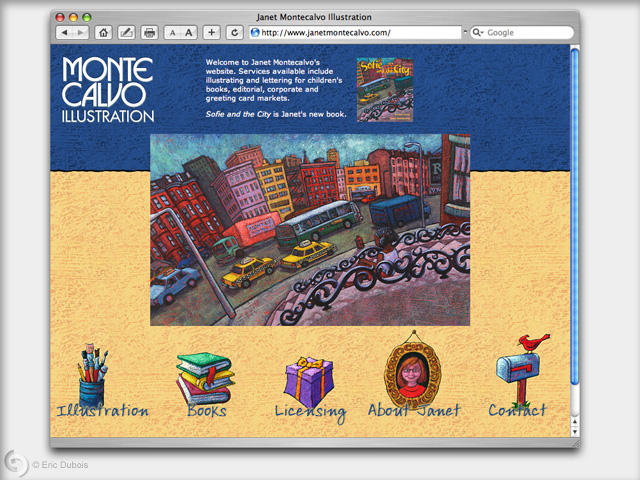 Janet Montecalvo website